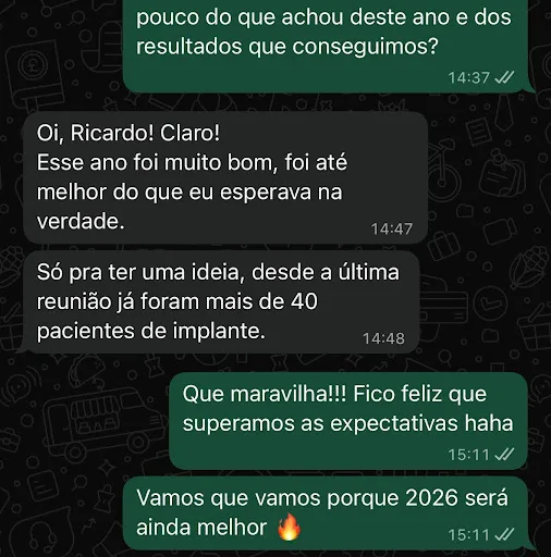 Prova visual do resultado da Dra. Camila